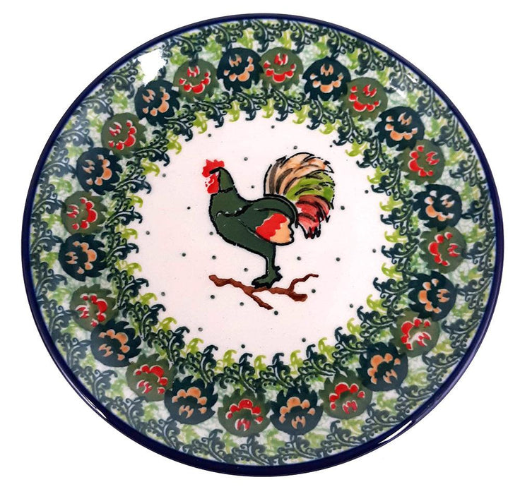 Bread & Butter Plate Harvest Rooster Signature