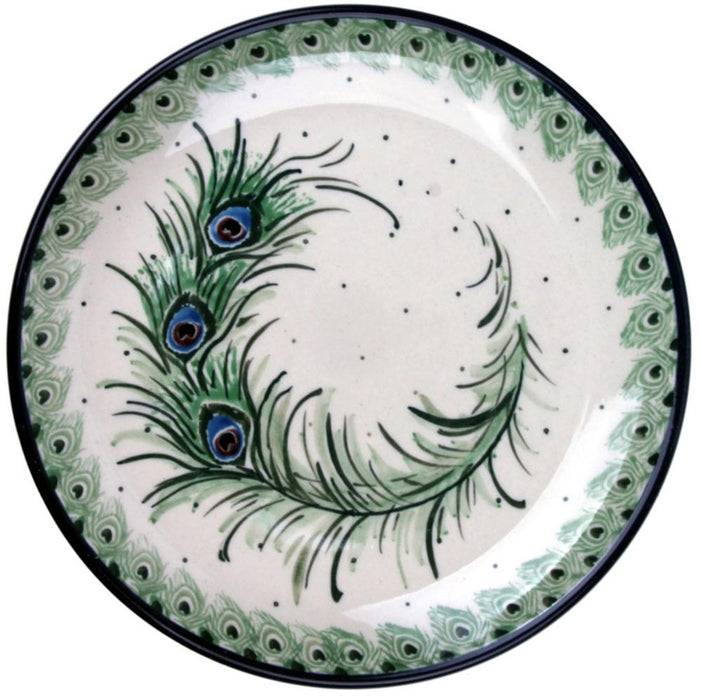 Dinner Plate Peacock Feather II