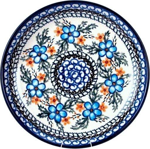 Luncheon Plate Apple Blossom Blue