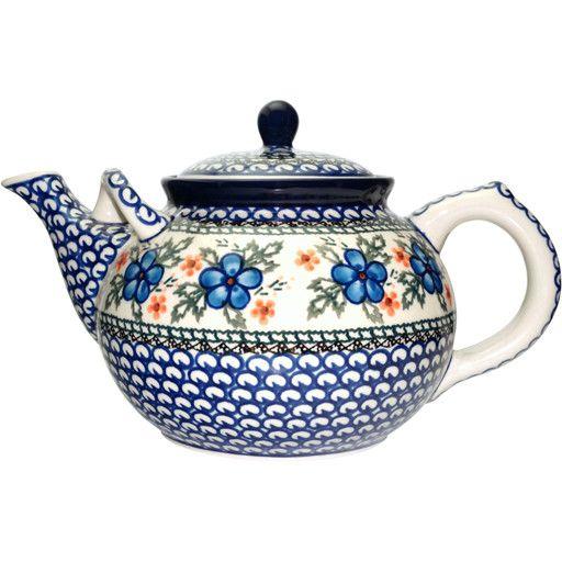 Teapot Size 4 Apple Blossom Blue