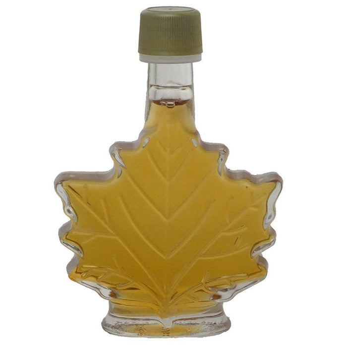 Maple Syrup, Glass Leaf, Small 1.68 oz
