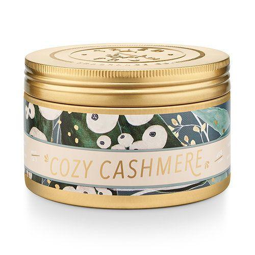 Lg Candle Tin, Cozy Cashmere