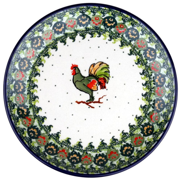 Dinner Plate Harvest Rooster Signature