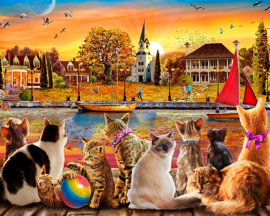 Puzzle Dockside Cats